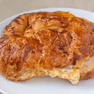Organic Egg on a Croissant