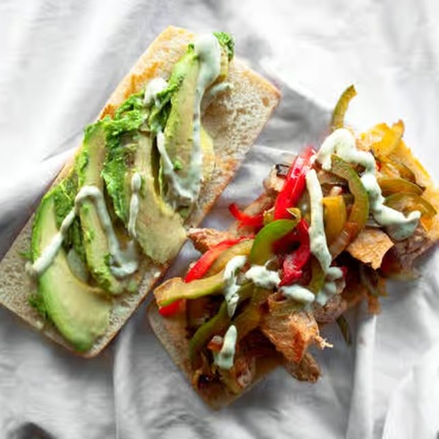 Chicken Fajita Sandwich.