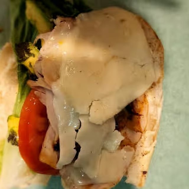 Turkey Club Sandwich.